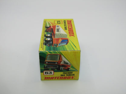 Matchbox Superfast 63B Freeway Gas Tanker Burmah Label to the Left