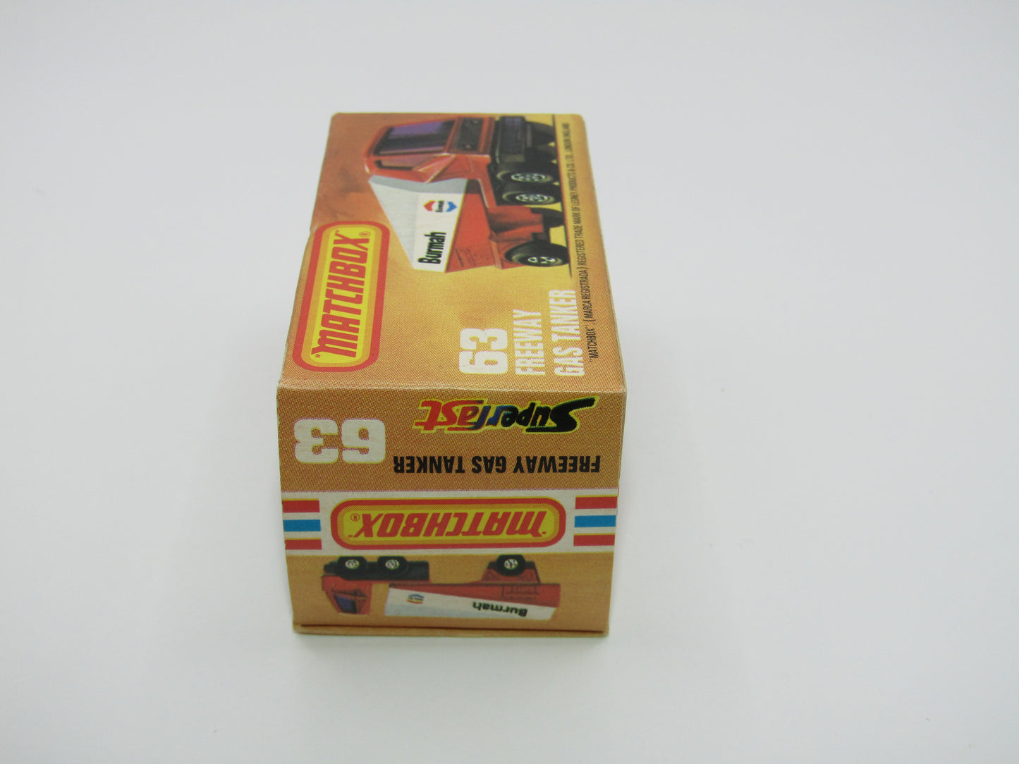 Matchbox Superfast 63B Freeway Gas Tanker Blue ARAL