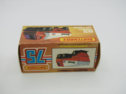 Matchbox Superfast 63B Freeway Gas Tanker Blue ARAL