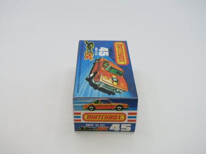Matchbox Superfast 45B BMW 3.0 CSL Factory Error - Extra Roof Label