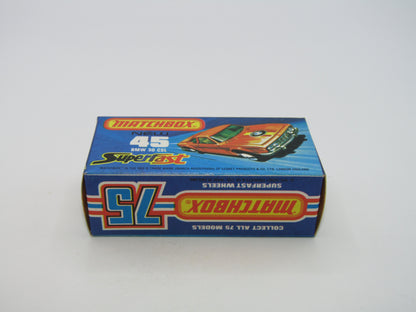 Matchbox Superfast 45B BMW 3.0 CSL Factory Error - Extra Roof Label