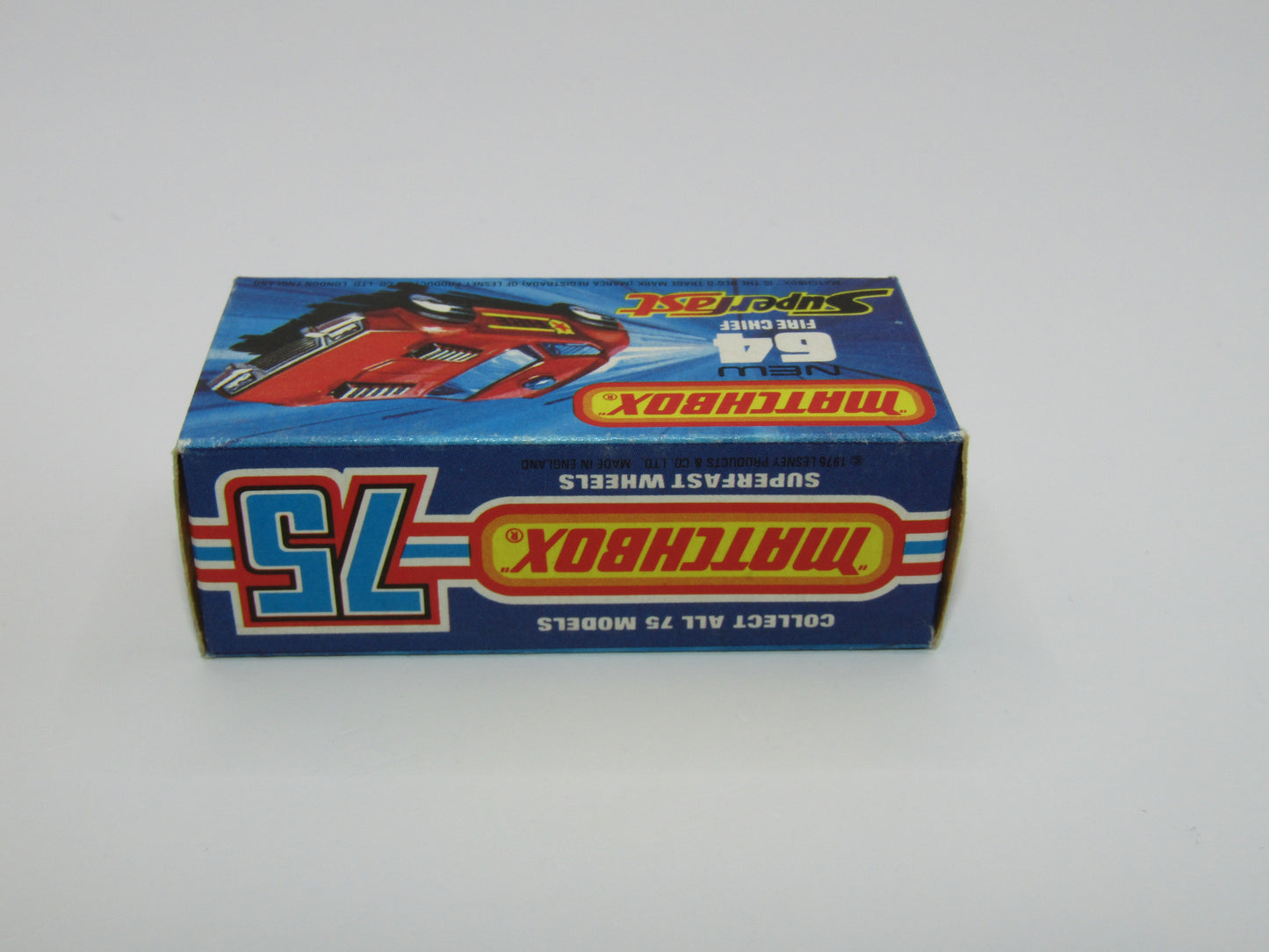 Matchbox Superfast 64C Fire Chief Car 5 ARCH Wheels
