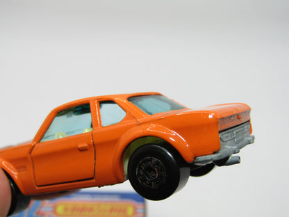Matchbox Superfast 45B BMW 3.0 CSL BLUE Windows PALE Yellow Interior RARE