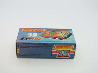 Matchbox Superfast 45B BMW 3.0 CSL BLUE-GREEN Windows IVORY Int V RARE