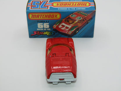 Matchbox Superfast 66B Mazda RX500 Streakers GREY Interior NO TAMPO Print