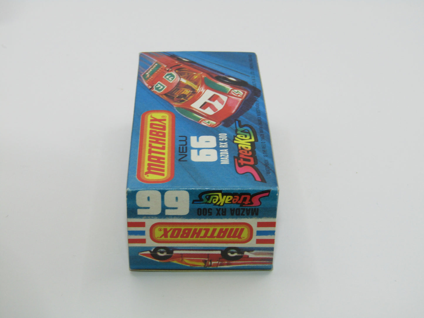 Matchbox Superfast 66B Mazda RX500 Streakers GREY Interior NO TAMPO Print