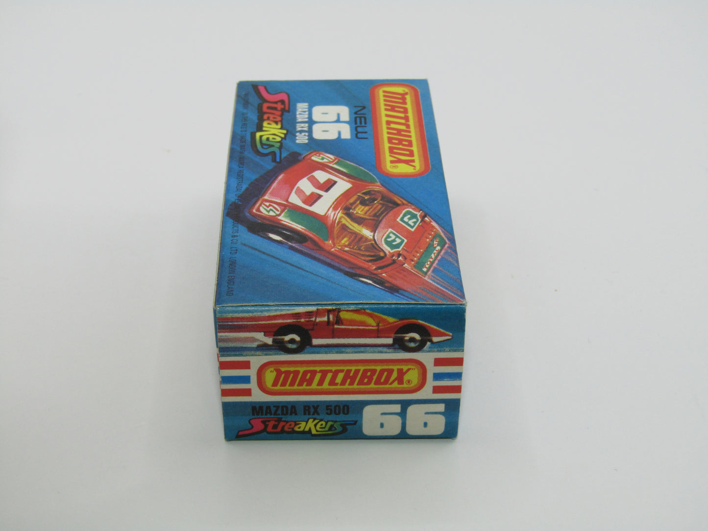 Matchbox Superfast 66B Mazda RX500 Streakers GREY Interior NO TAMPO Print