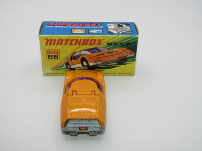 Matchbox Superfast 66B Mazda RX500 Orange UNPAINTED Base