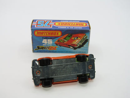 Matchbox Superfast 45B BMW 3.0 CSL DARK GREEN Win LIGHT Yellow Interior Rare