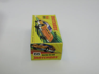Matchbox Superfast 66B Mazda RX500 Orange UNPAINTED Base