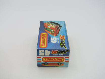 Matchbox Superfast 45B BMW 3.0 CSL DARK GREEN Win LIGHT Yellow Interior Rare