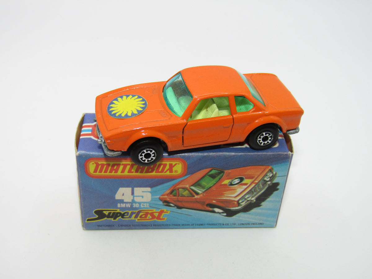 Matchbox Superfast 45B BMW 3.0 CSL Orange SUN Label