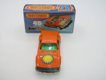 Matchbox Superfast 45B BMW 3.0 CSL Orange SUN Label