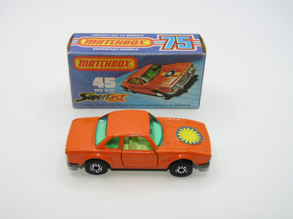 Matchbox Superfast 45B BMW 3.0 CSL Orange SUN Label