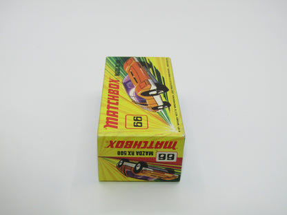 Matchbox Superfast 66B Mazda RX500 DARK Orange, White Base