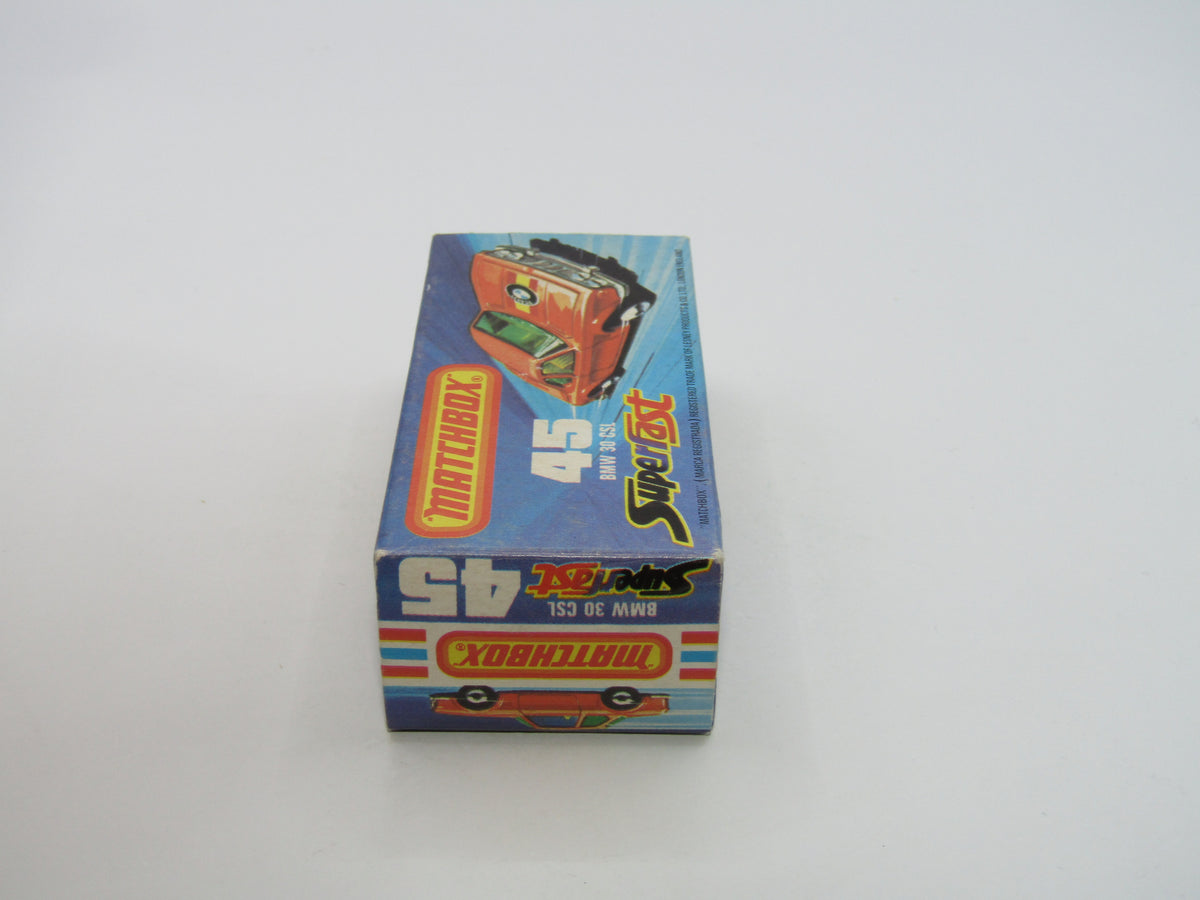 Matchbox Superfast 45B BMW 3.0 CSL Orange SUN Label