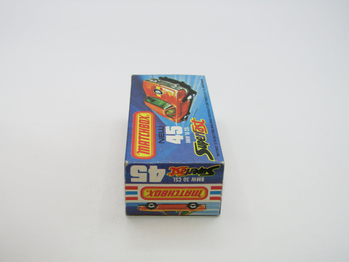 Matchbox Superfast 45B BMW 3.0 CSL PLAIN WHITE Green Tampo Very Rare