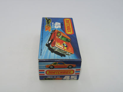 Matchbox Superfast 45B BMW 3.0 CSL PLAIN WHITE Green Tampo Very Rare