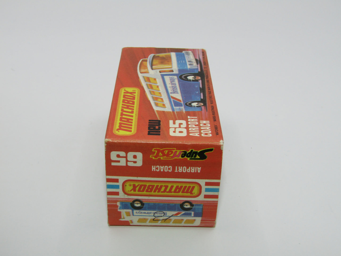 Matchbox Superfast 65B Airport Coach American Airline CLEAR Windows