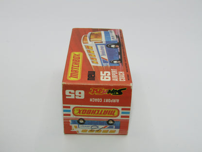 Matchbox Superfast 65B Airport Coach American Airline CLEAR Windows