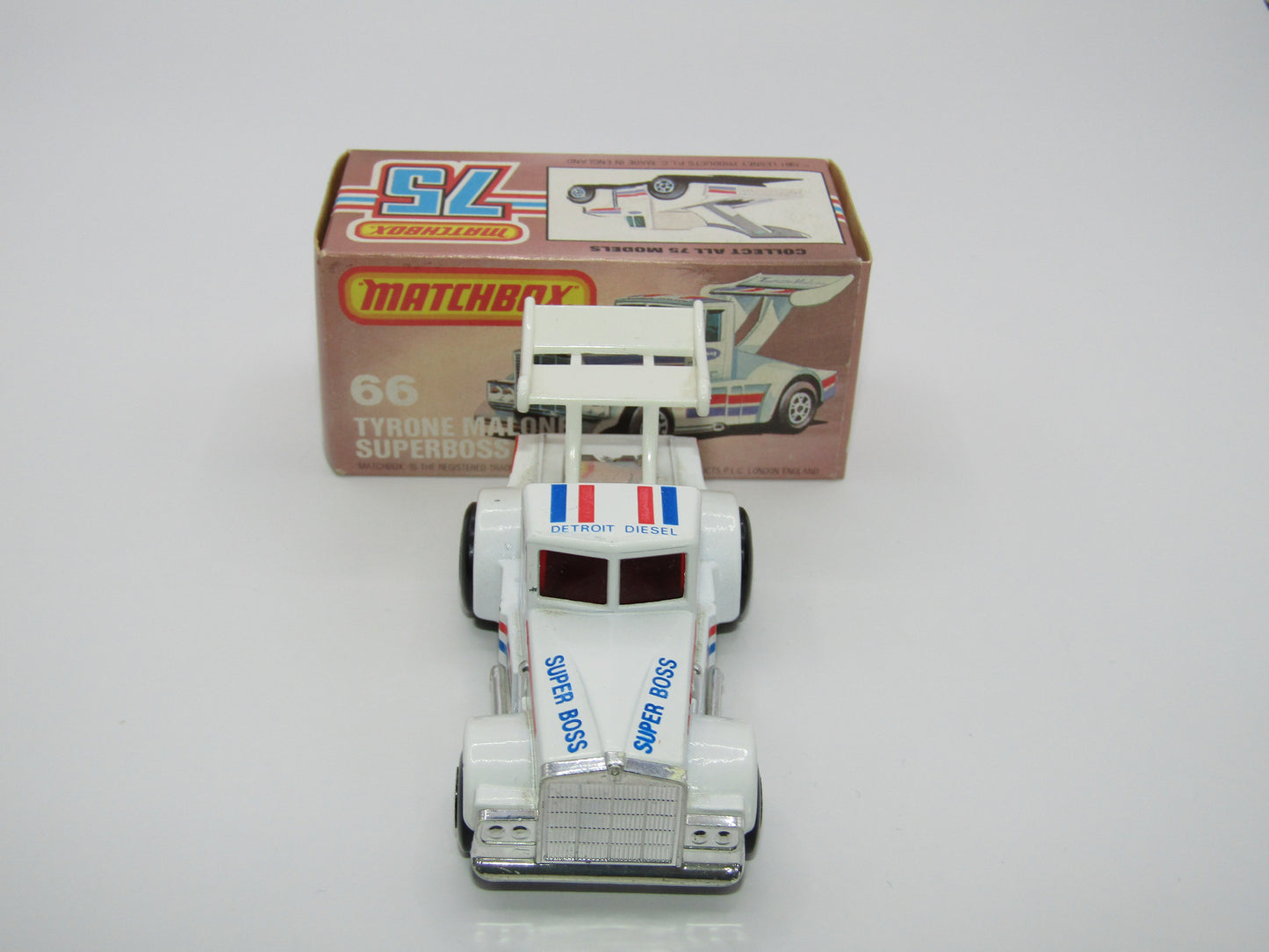 Matchbox Superfast 66D Tyrone Malone Superboss RED WINDOWS