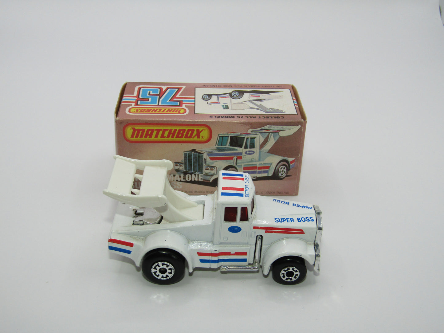 Matchbox Superfast 66D Tyrone Malone Superboss RED WINDOWS