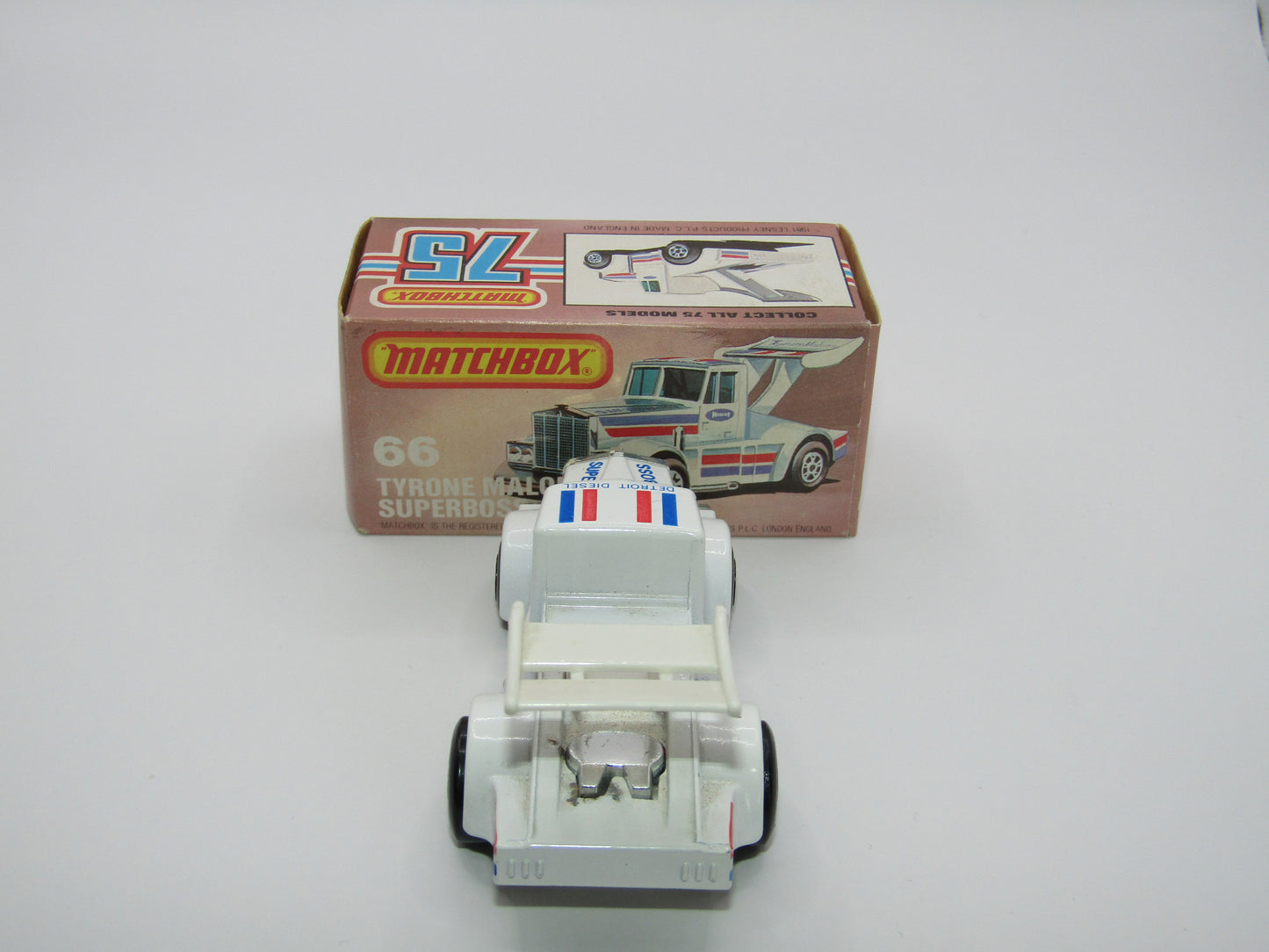 Matchbox Superfast 66D Tyrone Malone Superboss RED WINDOWS