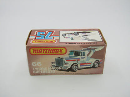 Matchbox Superfast 66D Tyrone Malone Superboss RED WINDOWS