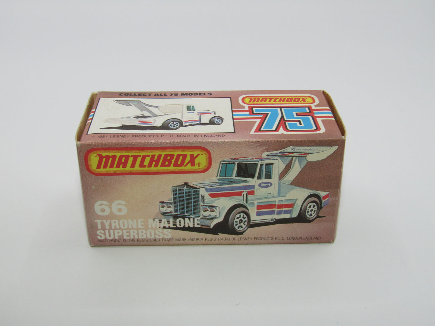 Matchbox Superfast 66D Tyrone Malone Superboss RED WINDOWS