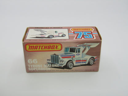Matchbox Superfast 66D Tyrone Malone Superboss RED WINDOWS