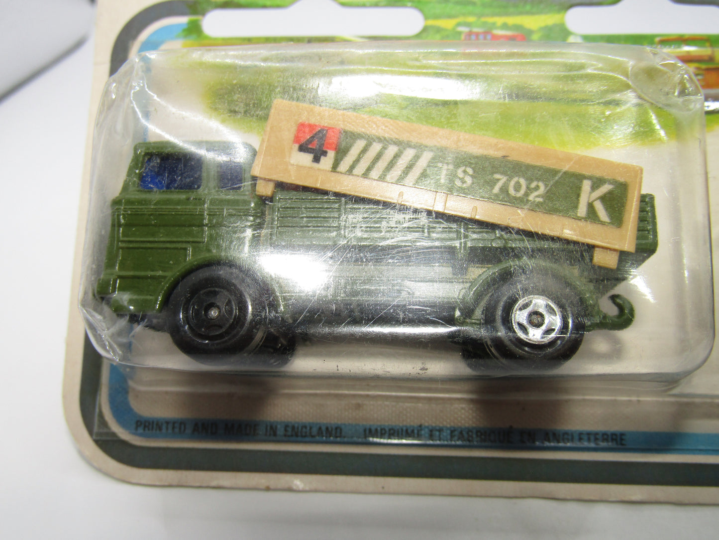 Matchbox Superfast Twin Pack TP-15 Mercedes Truck & Trailer CHROME Wheel