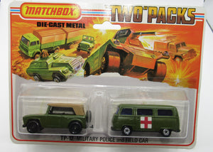 Matchbox Superfast Twin Pack TP-12 Field Car & Dormobile CHROME Wheels