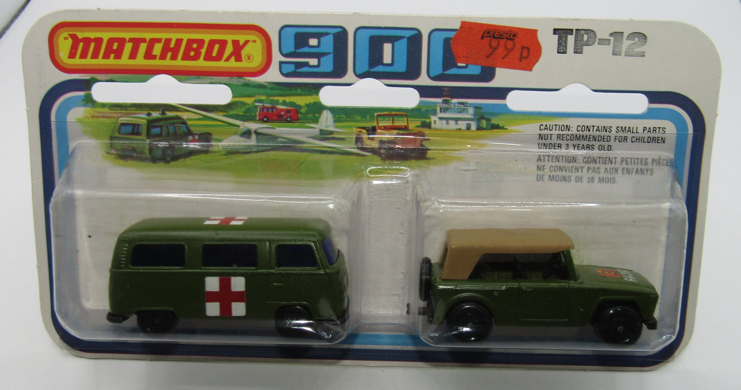 Matchbox Superfast Twin Pack TP-12 Field Car & Dormobile