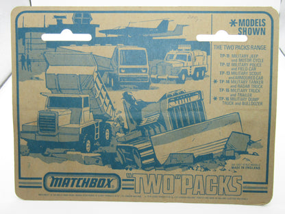 Matchbox Superfast Twin Pack TP-16 Bulldozer & Mack Dump Truck