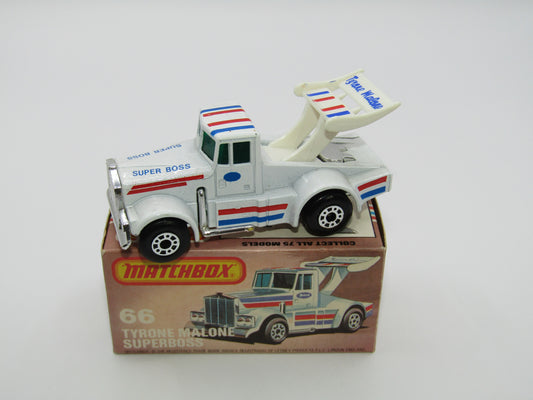 Matchbox Superfast 66D Tyrone Malone Superboss DOT DASH Wheels