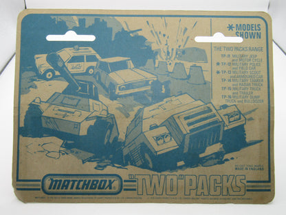 Matchbox Superfast Twin Pack TP-15 Mercedes Truck & Trailer with 5 spoke wheels