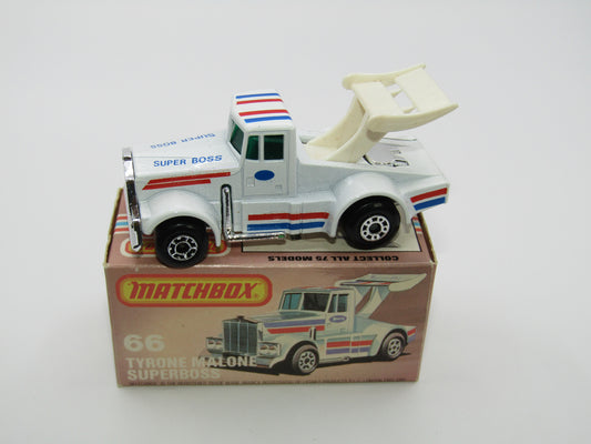 Matchbox Superfast 66D Tyrone Malone Superboss 5 Crown no Airfoil