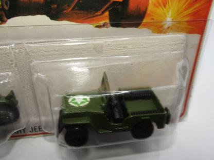 Matchbox Superfast Twin Pack TP-11 Hondarora and Jeep with Bright Green Star