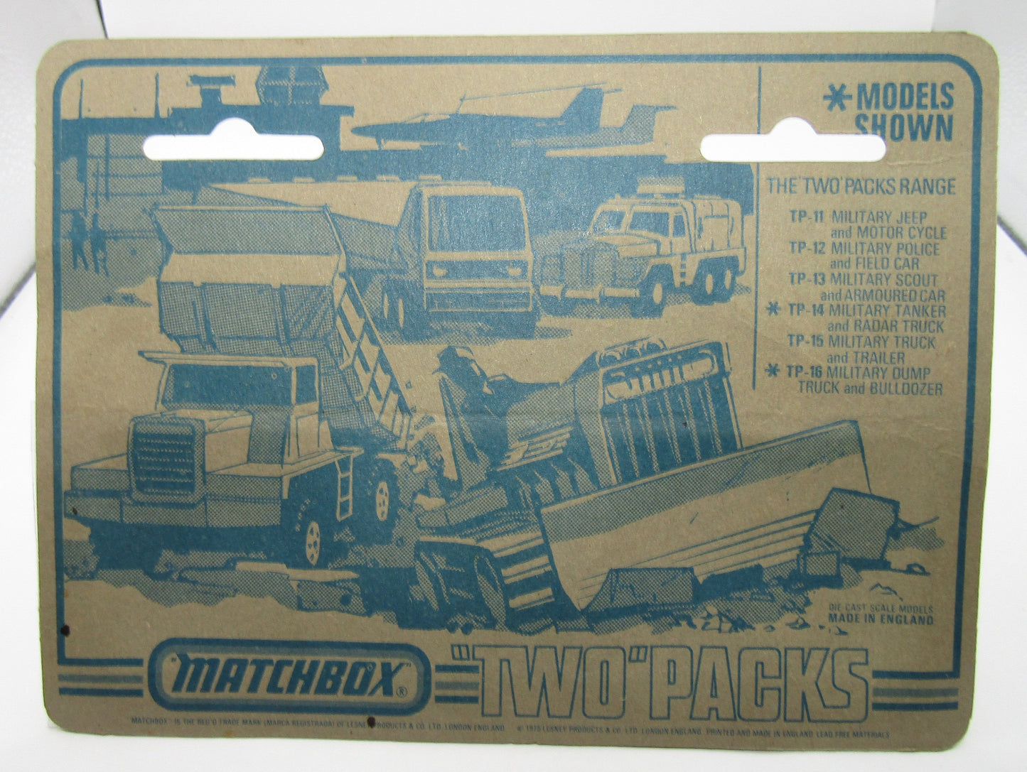 Matchbox Superfast Twin Pack TP-11 Hondarora and Jeep with Bright Green Star