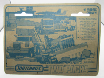 Matchbox Superfast Twin Pack TP-11 Hondarora and Jeep with Bright Green Star