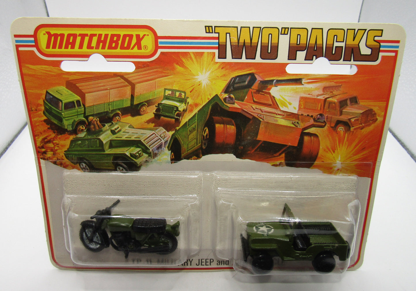 Matchbox Superfast Twin Pack TP-11 Hondarora and Jeep with Green  21 11 Star