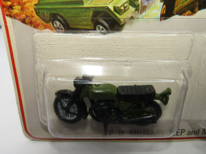 Matchbox Superfast Twin Pack TP-11 Hondarora and Jeep with Green  21 11 Star