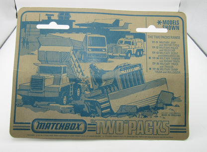 Matchbox Superfast Twin Pack TP-11 Hondarora and Jeep with Green  21 11 Star