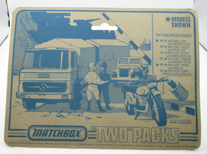 Matchbox Superfast Twin Pack TP-12 Police Patrol with 5 SPOKE Wheels & Field Car