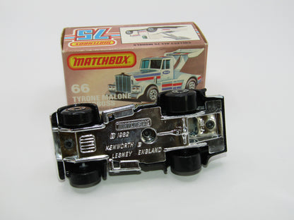 Matchbox Superfast 66D Tyrone Malone Bandag Bandit DOT DASH Wheels