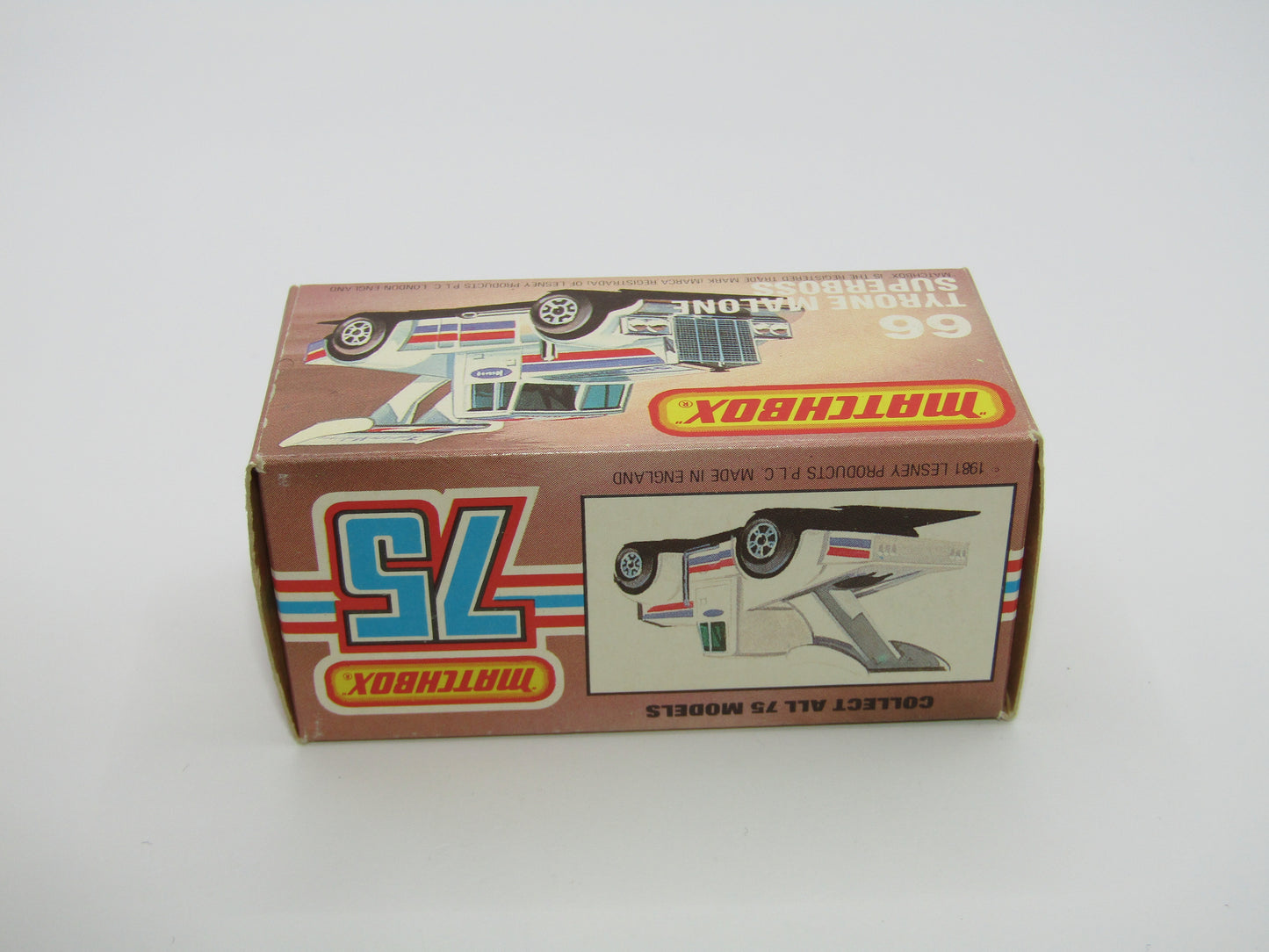 Matchbox Superfast 66D Tyrone Malone Bandag Bandit DOT DASH Wheels