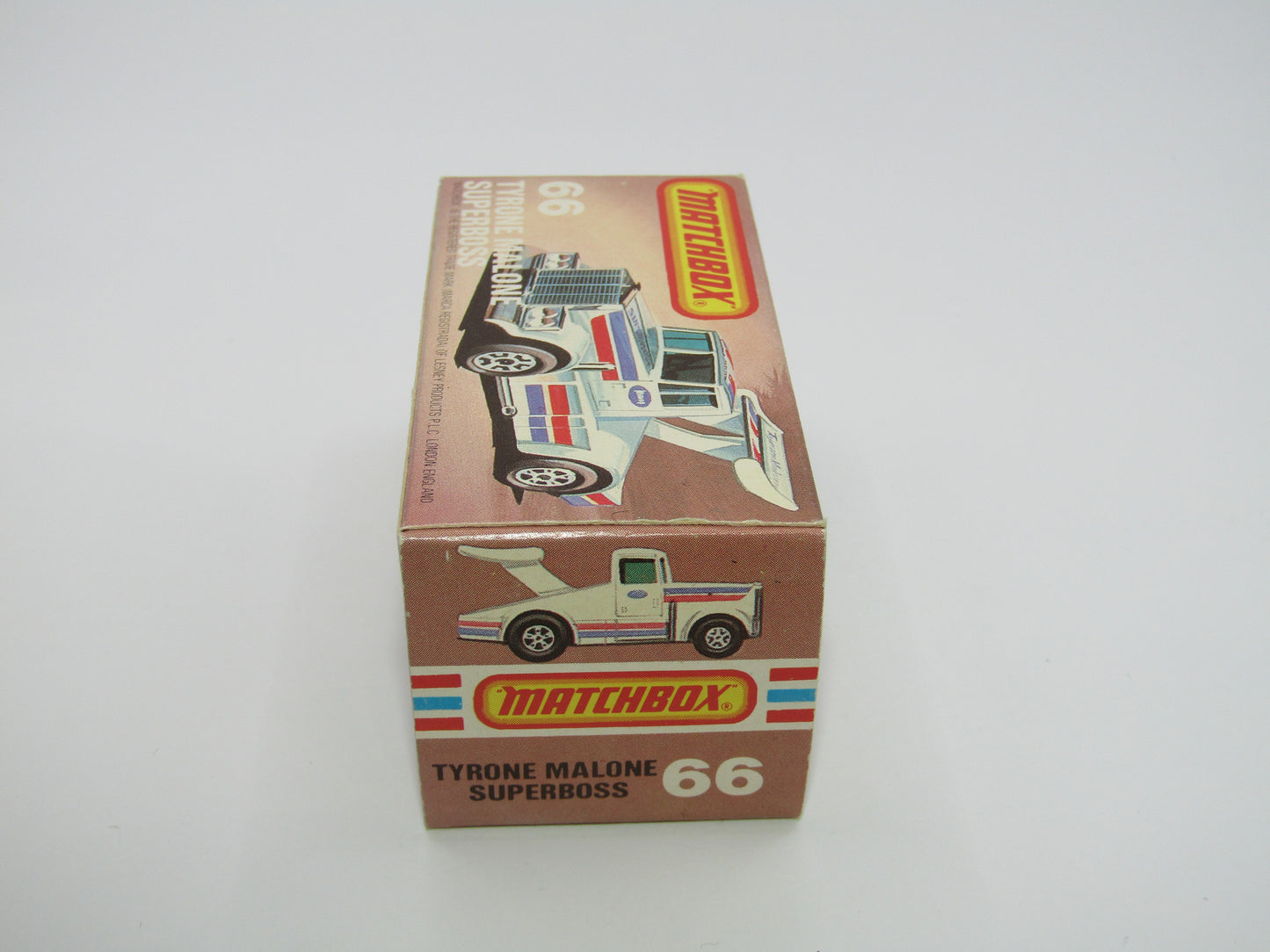 Matchbox Superfast 66D Tyrone Malone Bandag Bandit DOT DASH Wheels