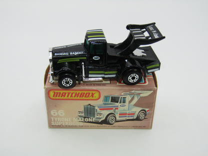 Matchbox Superfast 66D Tyrone Malone Bandag Bandit 5 Crown Front