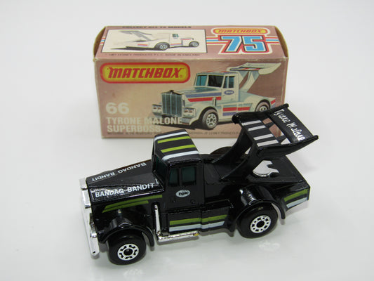 Matchbox Superfast 66D Tyrone Malone Bandag Bandit 5 Crown Front