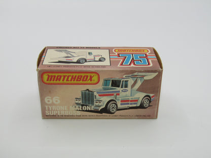 Matchbox Superfast 66D Tyrone Malone Bandag Bandit 5 Crown Front